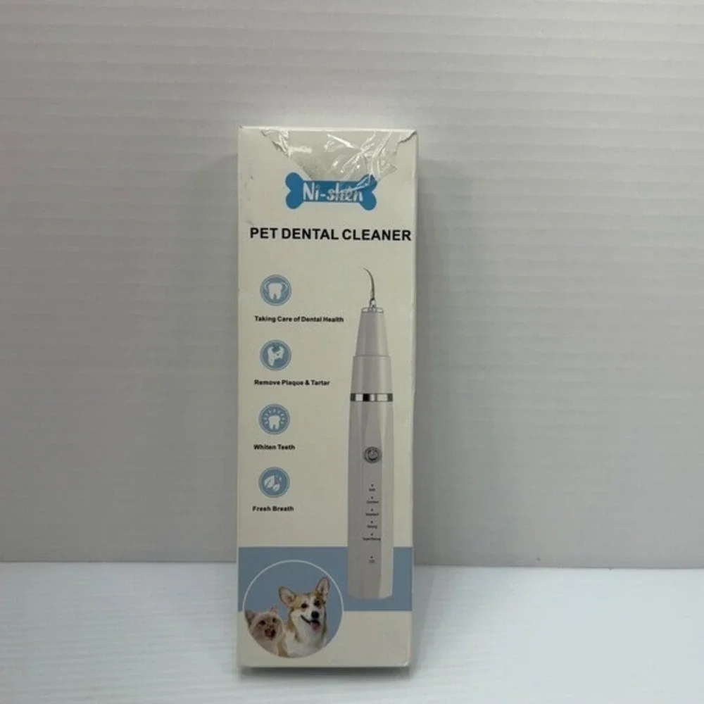 Ni-SHEN Pet Ultrasonic Tartar‎ Remover – 7-in-1 Tooth Cleaning Kit